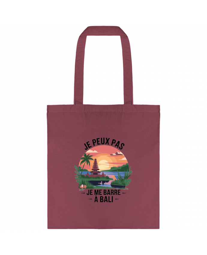 Tote-bag je peux pas je me barre a Bali par bwilfy