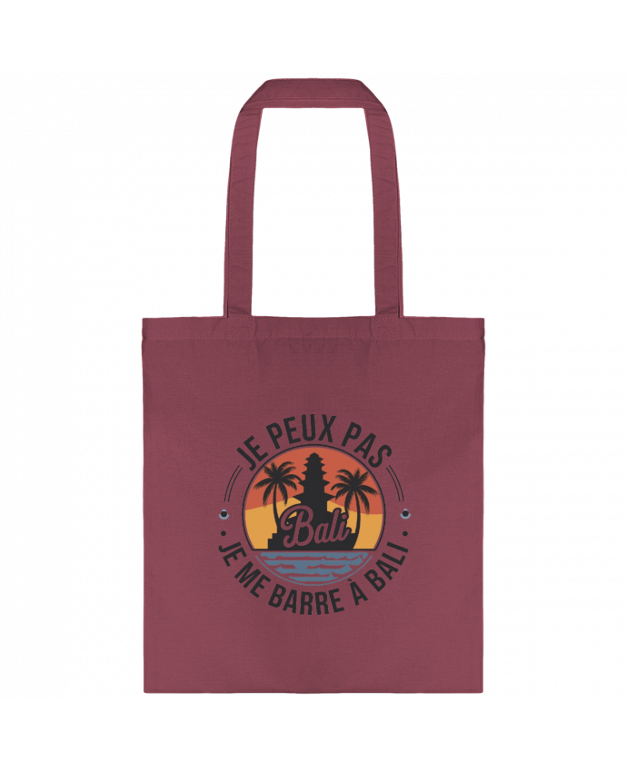 Tote-bag je peux pas je me barre a Bali par bwilfy
