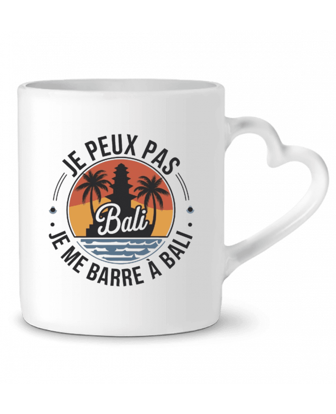 Mug coeur je peux pas je me barre a Bali par bwilfy