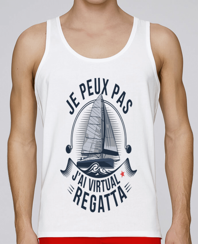 Débardeur homme je peux pas j'ai virtual regatta par bwilfy 100% coton bio