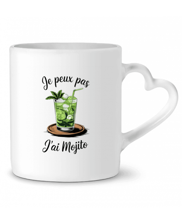 Mug coeur je peux pas j'ai mojito par bwilfy