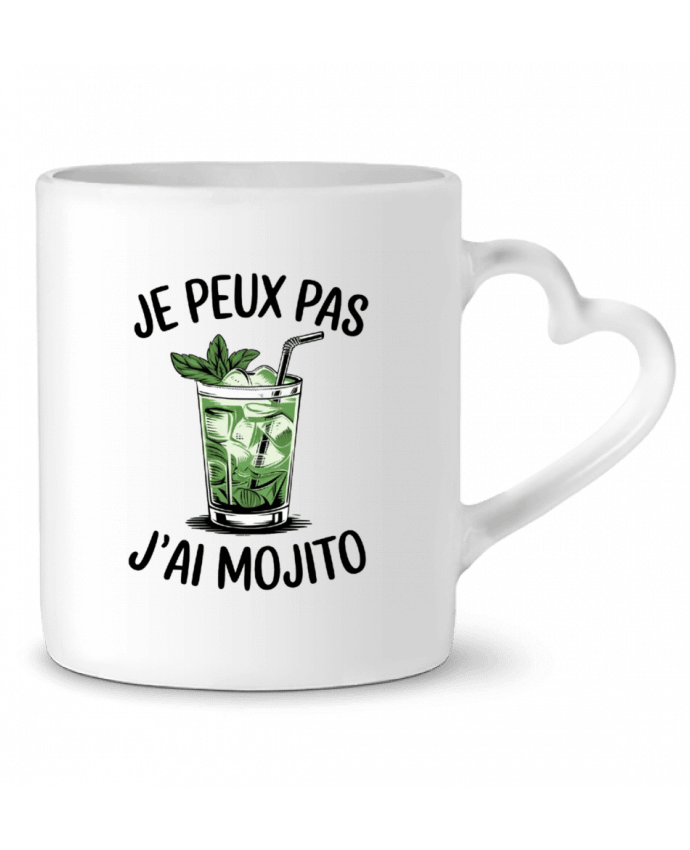 Mug coeur je peux pas j'ai mojito par bwilfy