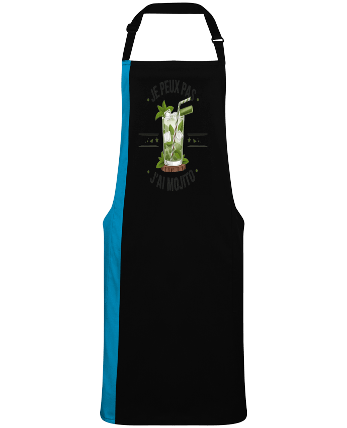 Tablier bicolore je peux pas j'ai mojito par  bwilfy