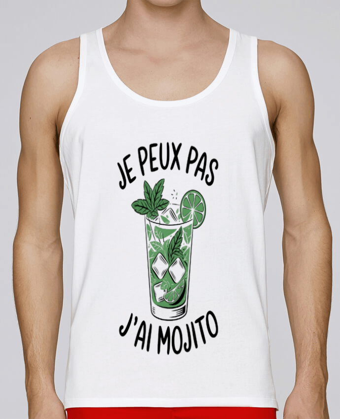 Débardeur homme je peux pas j'ai mojito par bwilfy 100% coton bio