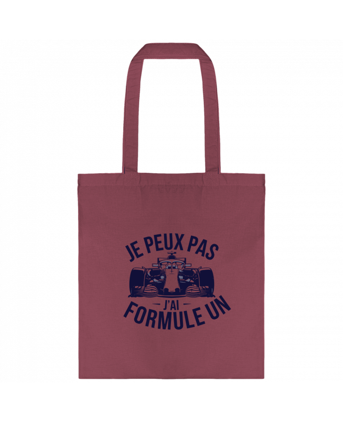 Tote-bag je peux pas j'ai formule 1 par bwilfy