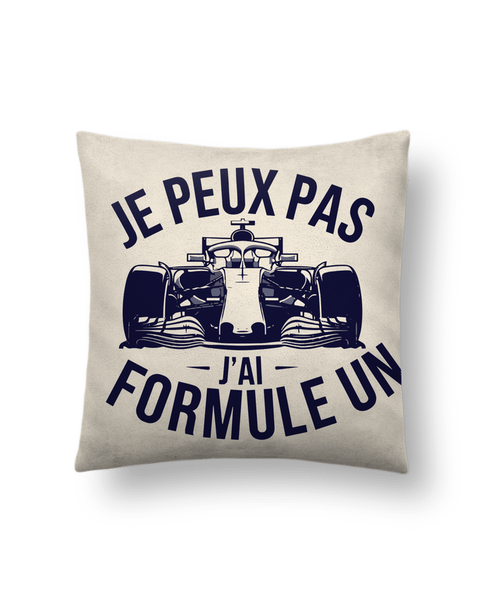 Coussin suédine je peux pas j'ai formule 1 par bwilfy