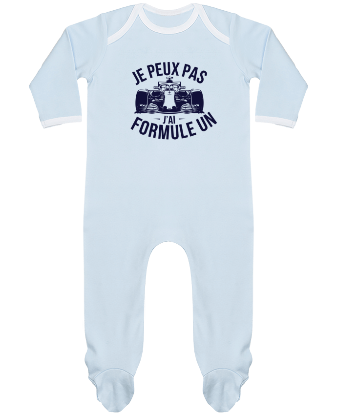 Body Pyjama Bébé je peux pas j'ai formule 1 par bwilfy