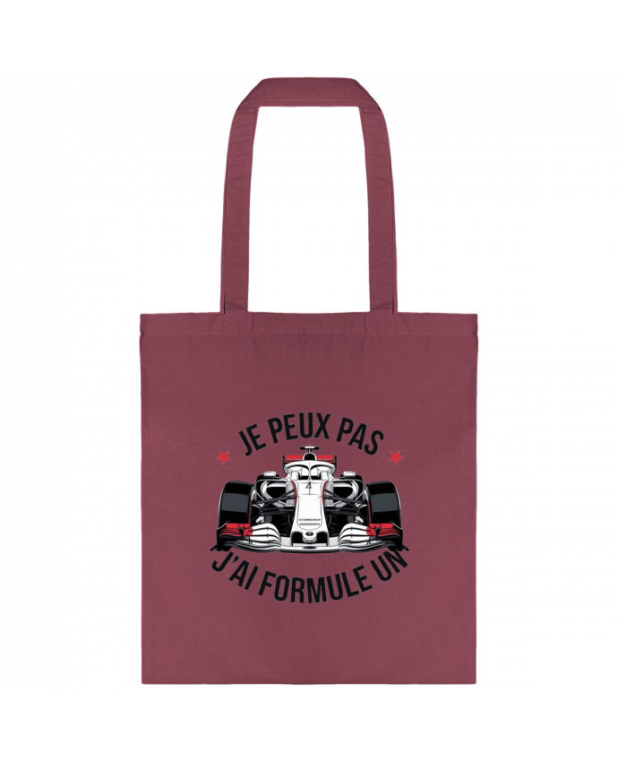 Tote-bag je peux pas j'ai formule 1 par bwilfy