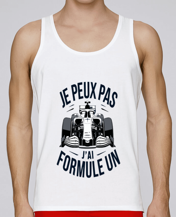 Débardeur homme je peux pas j'ai formule un par bwilfy 100% coton bio