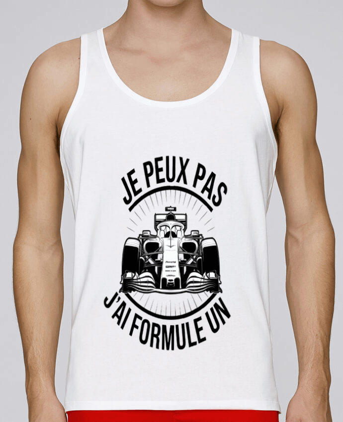 Débardeur homme je peux pas j'ai formule un par bwilfy 100% coton bio