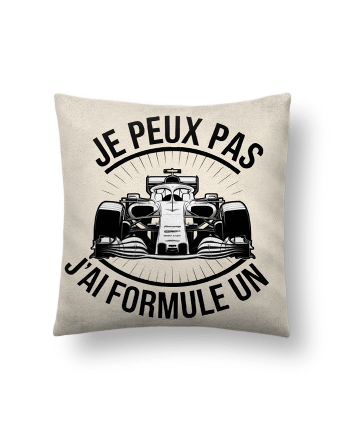 Coussin suédine je peux pas j'ai formule un par bwilfy