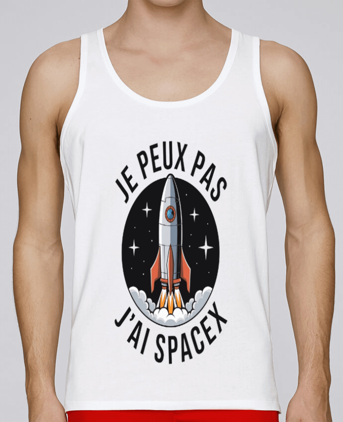 Débardeur homme je peux pas j'ai spaces par bwilfy 100% coton bio