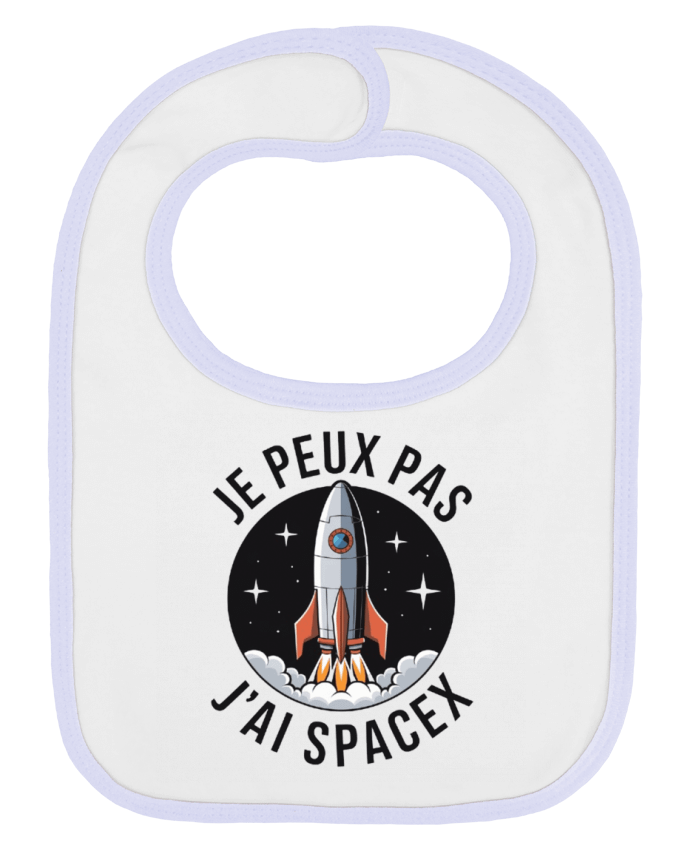 Bavoir bébé uni je peux pas j'ai spaces par bwilfy