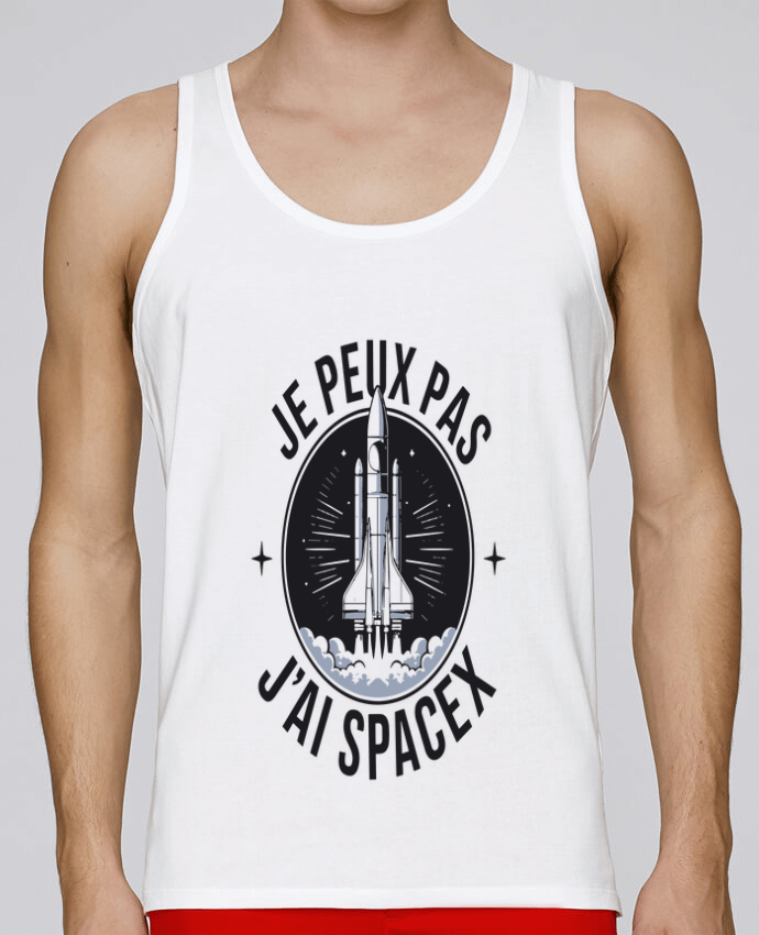 Débardeur homme je peux pas j'ai spaces par bwilfy 100% coton bio