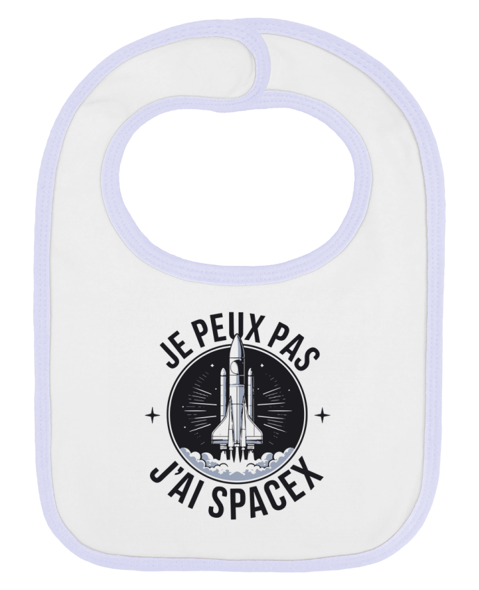 Bavoir bébé uni je peux pas j'ai spaces par bwilfy