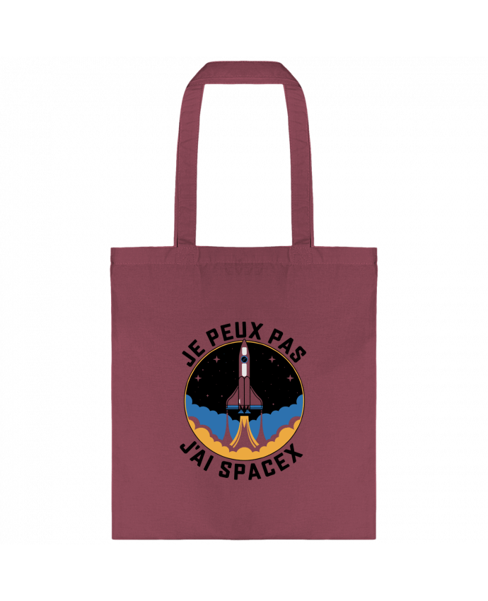 Tote-bag je peux pas j'ai spacex par bwilfy