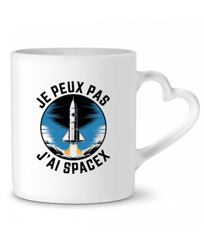 Mug coeur je peux pas j'ai spacex par bwilfy