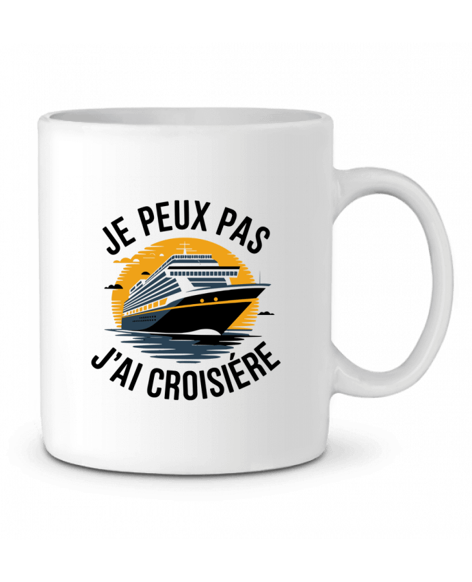 Mug  je peux pas j'ai croisière par bwilfy