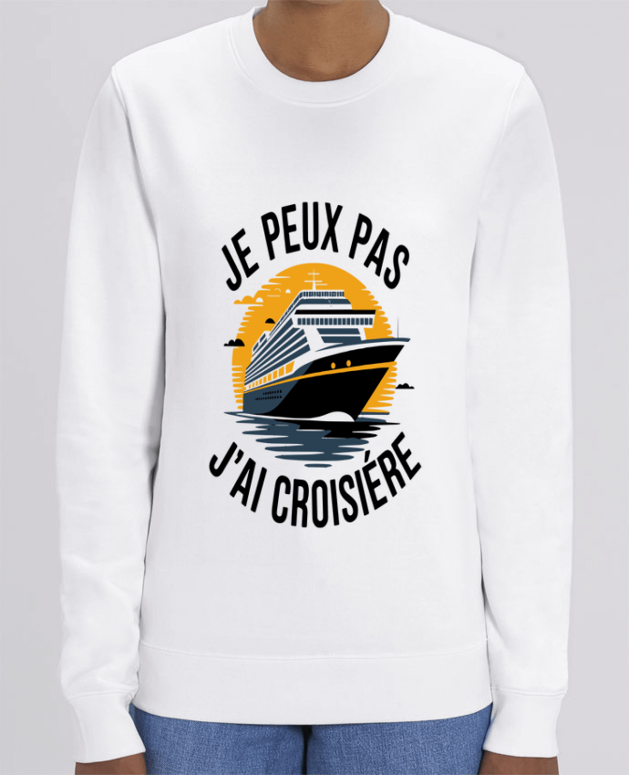 Sweat-shirt je peux pas j'ai croisière Par bwilfy