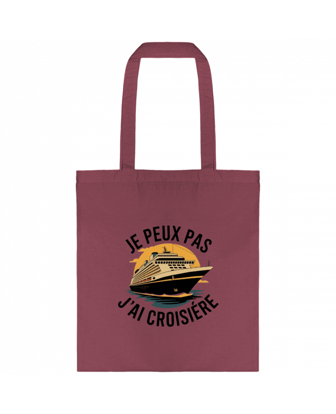 Tote-bag je peux pas j'ai croisière par bwilfy