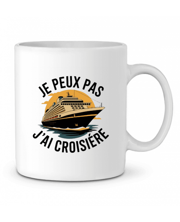 Mug  je peux pas j'ai croisière par bwilfy