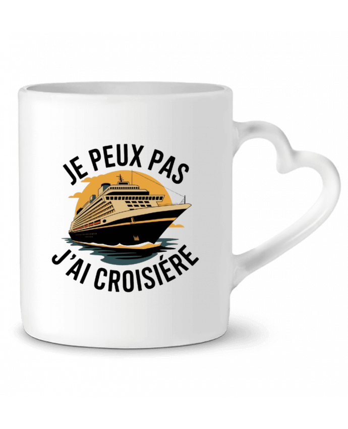 Mug coeur je peux pas j'ai croisière par bwilfy