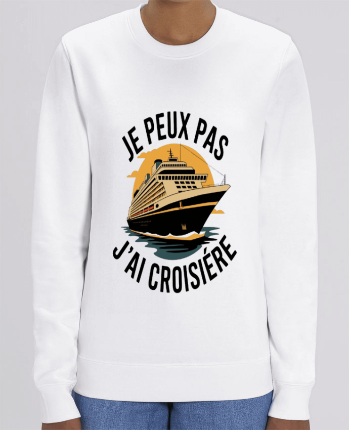 Sweat-shirt je peux pas j'ai croisière Par bwilfy