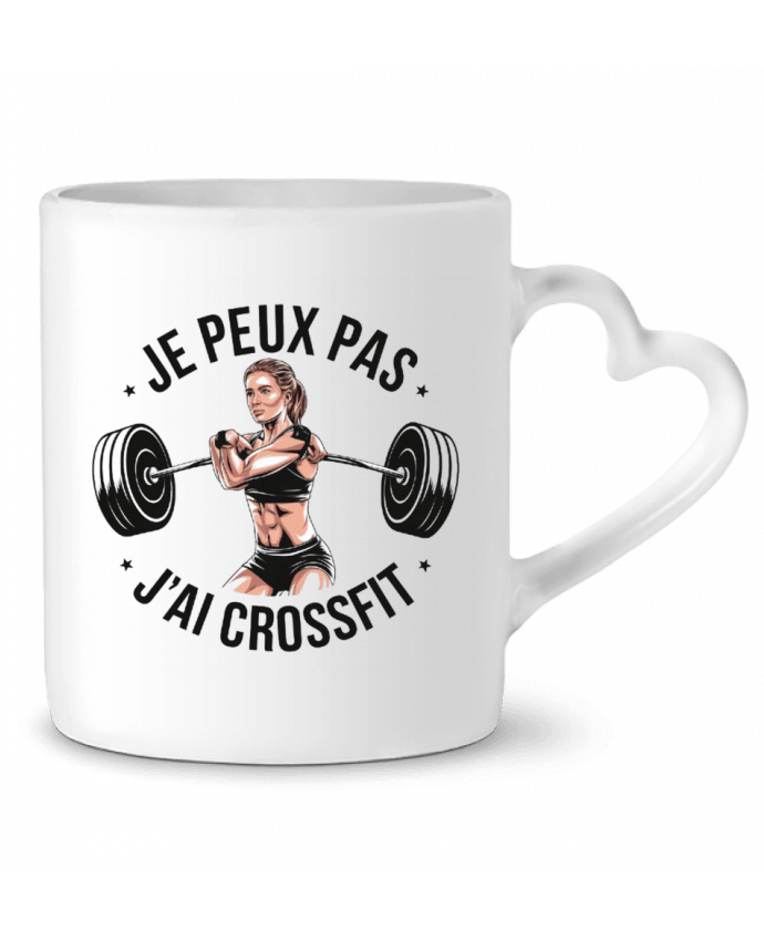 Mug coeur je peux pas j'ai crossfit par bwilfy
