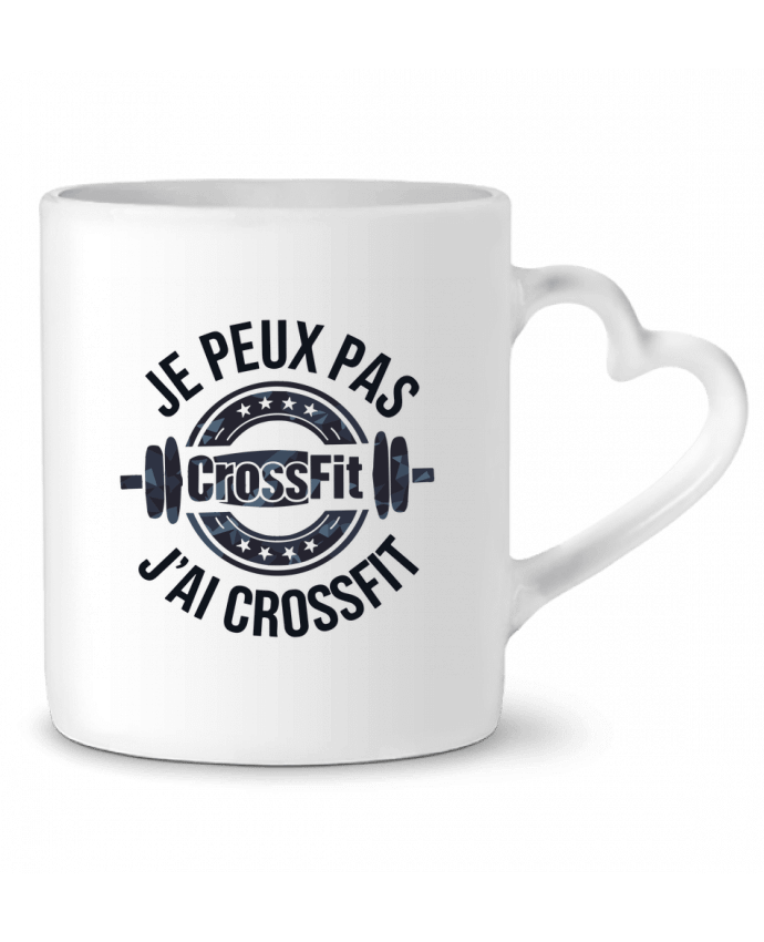 Mug coeur je peux pas j'ai crossfit par bwilfy