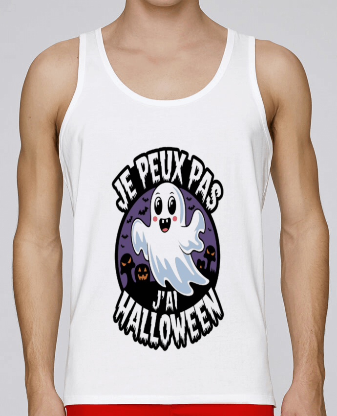 Débardeur homme je peux pas j'ai halloween par bwilfy 100% coton bio