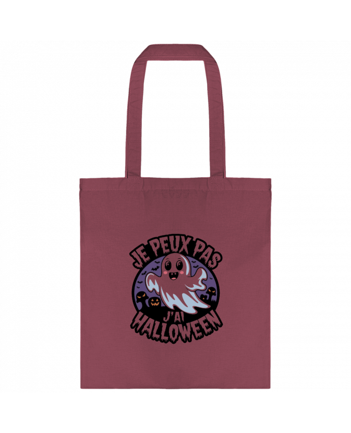 Tote-bag je peux pas j'ai halloween par bwilfy