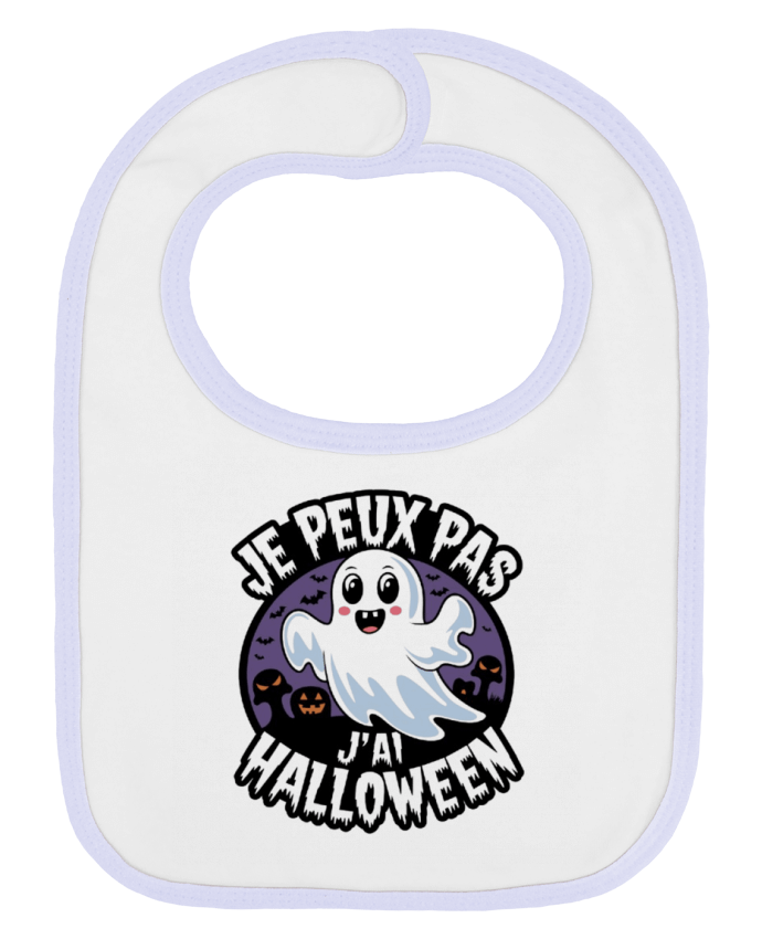 Bavoir bébé uni je peux pas j'ai halloween par bwilfy