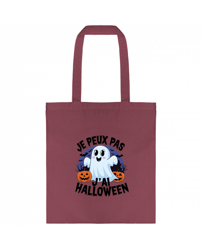 Tote-bag je peux pas j'ai halloween par bwilfy