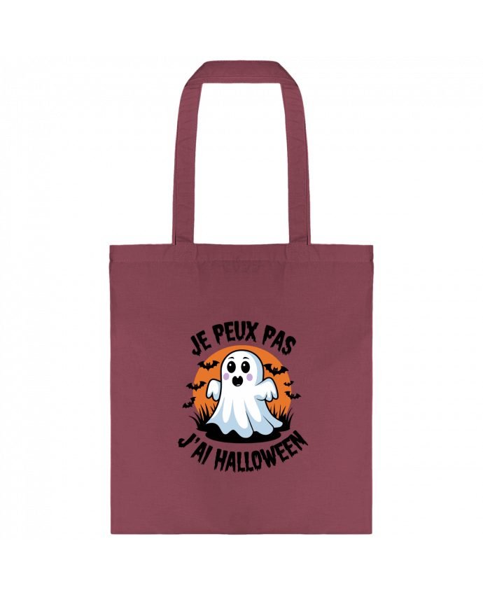 Tote-bag je peux pas j'ai halloween par bwilfy