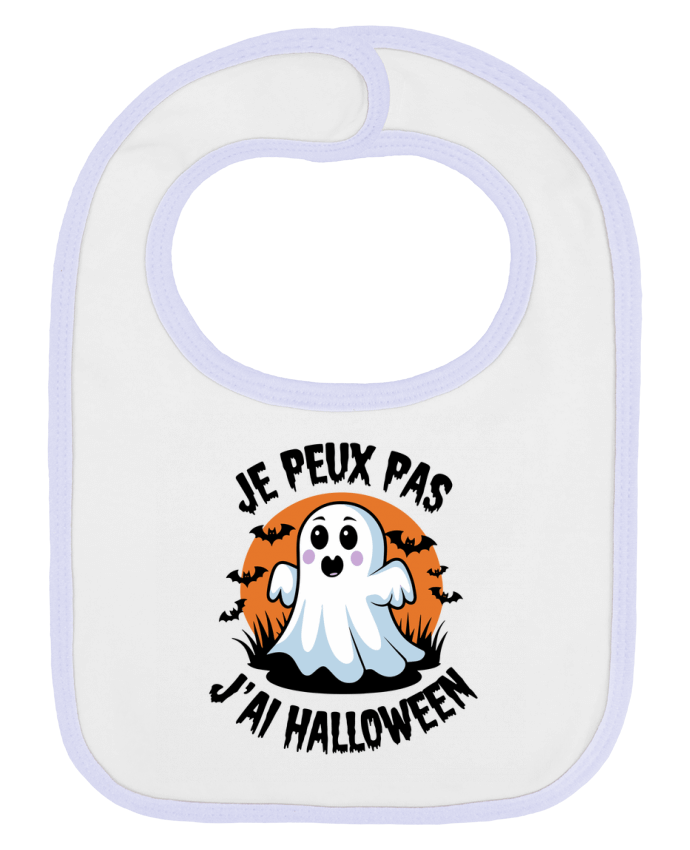 Bavoir bébé uni je peux pas j'ai halloween par bwilfy
