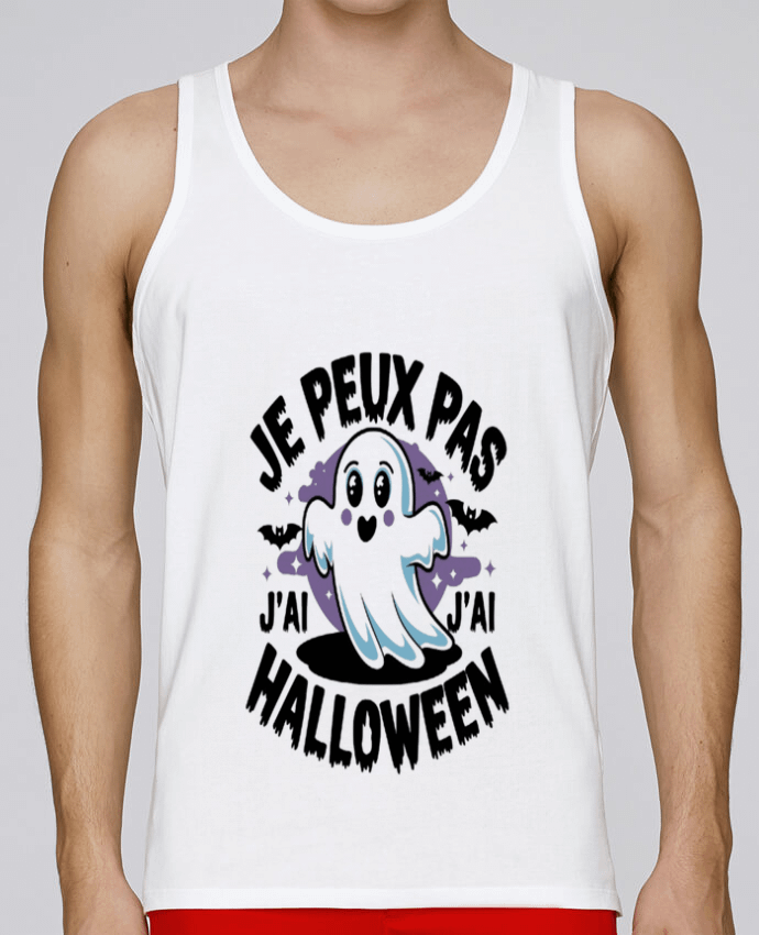 Débardeur homme je peux pas j'ai halloween par bwilfy 100% coton bio