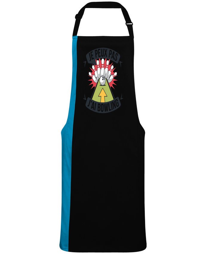 Tablier bicolore je peux pas j'ai bowling par  bwilfy