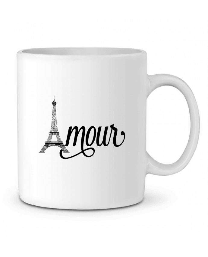 Ceramic Mug Amour Tour Eiffel - Paris by justsayin
