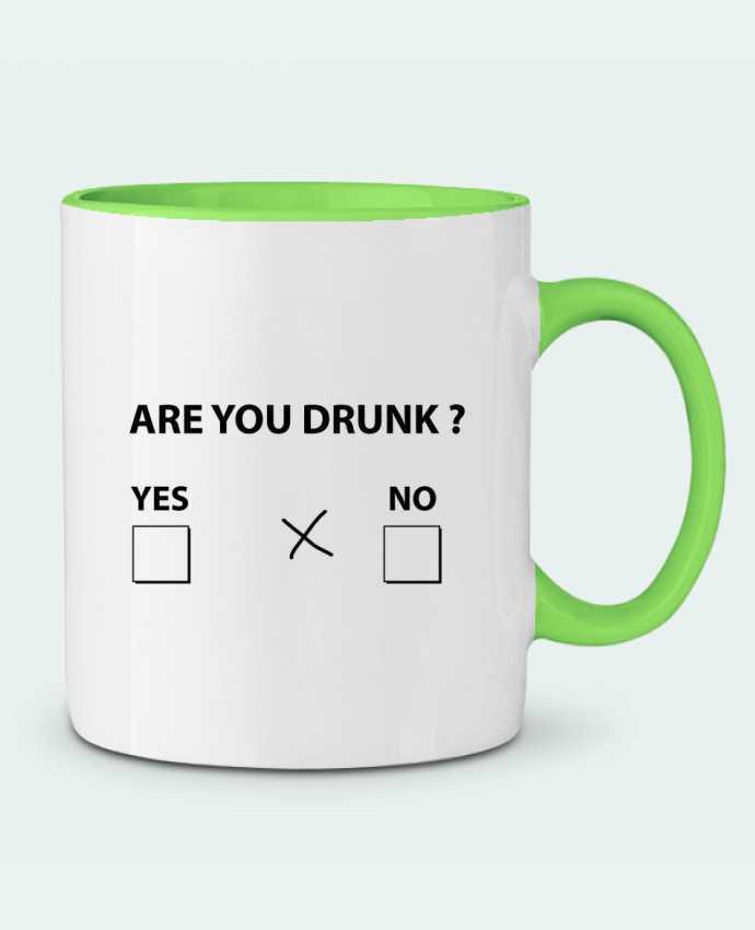 Mug bicolore Are you drunk justsayin