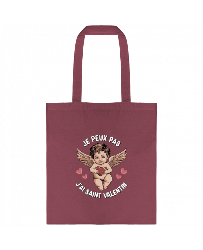 Tote-bag je peux pas j'ai saint Valentin par bwilfy
