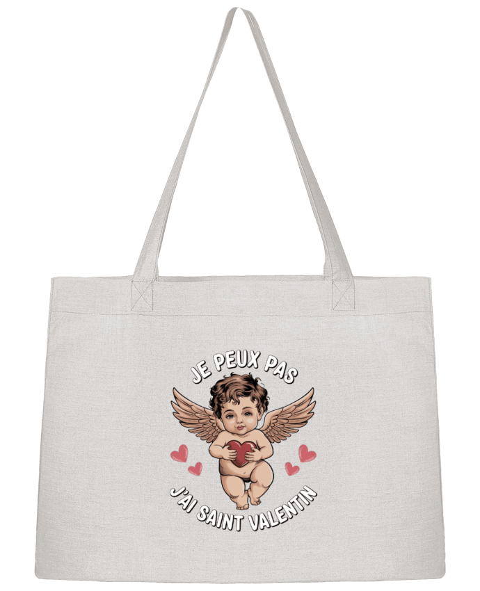 Sac Shopping je peux pas j'ai saint Valentin par bwilfy