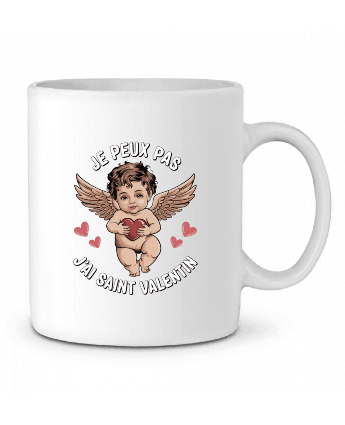 Mug  je peux pas j'ai saint Valentin par bwilfy