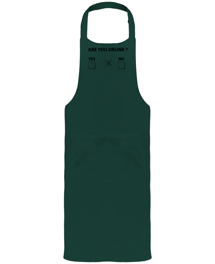 Garden or Sommelier Apron with Pocket Are you drunk by justsayin
