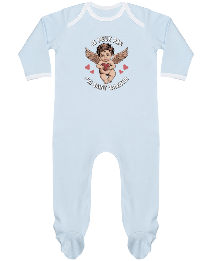 Body Pyjama Bébé je peux pas j'ai saint Valentin par bwilfy