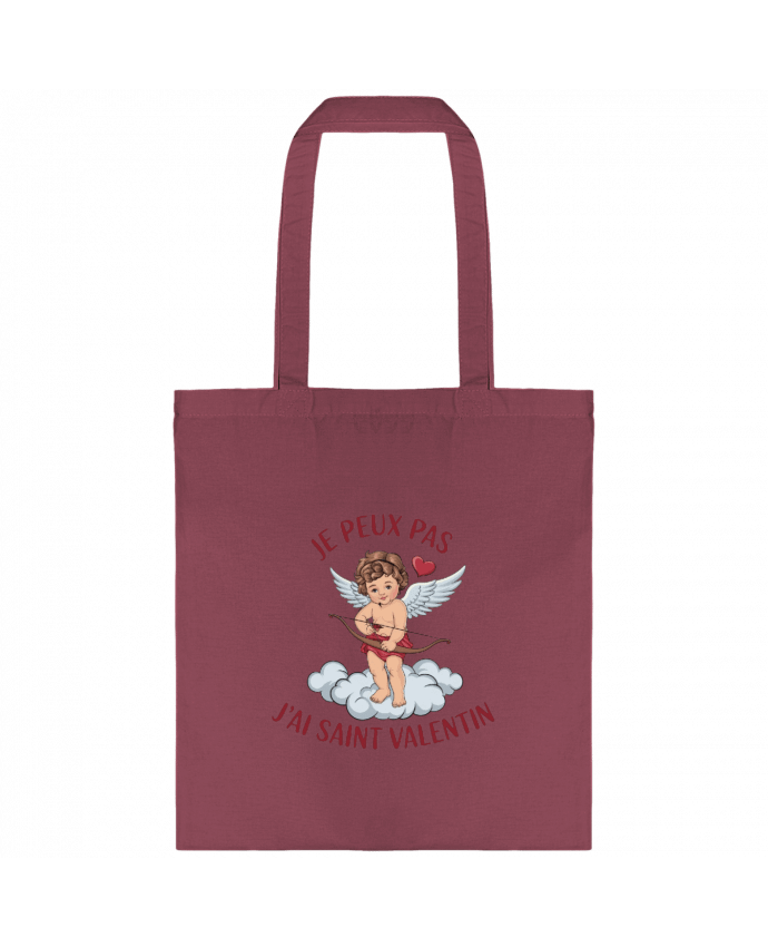 Tote-bag je peux pas j'ai saint Valentin par bwilfy