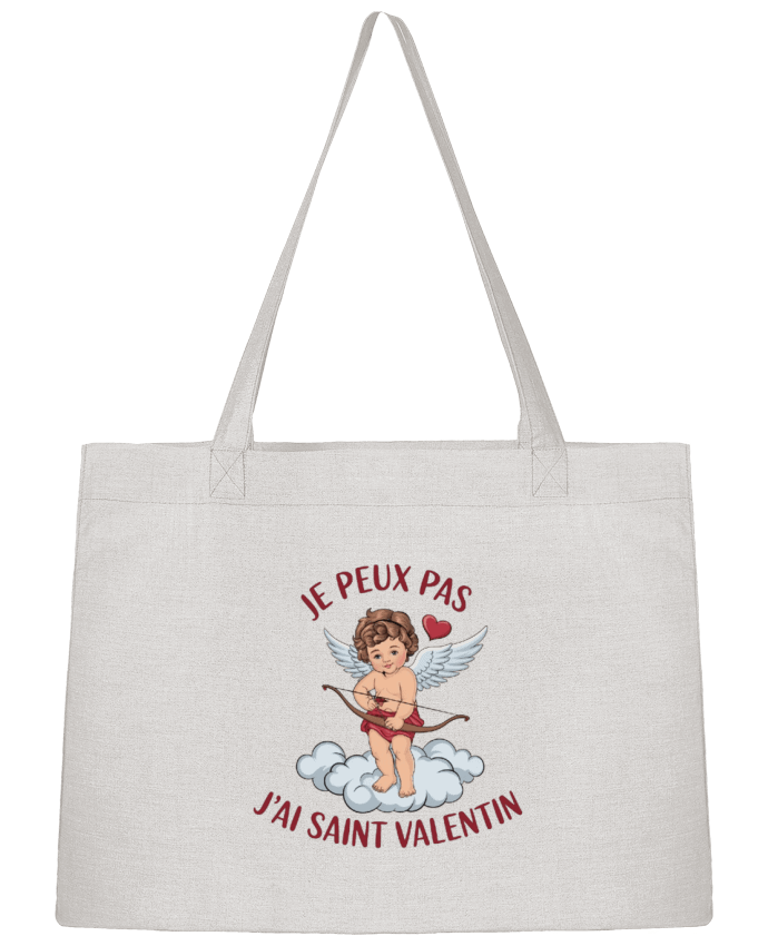 Sac Shopping je peux pas j'ai saint Valentin par bwilfy