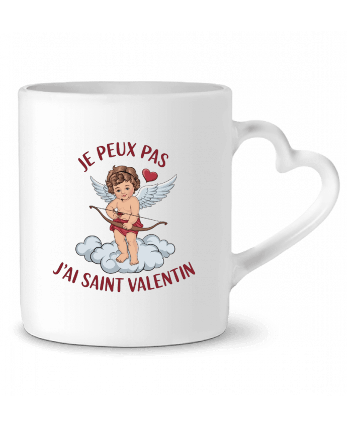 Mug coeur je peux pas j'ai saint Valentin par bwilfy
