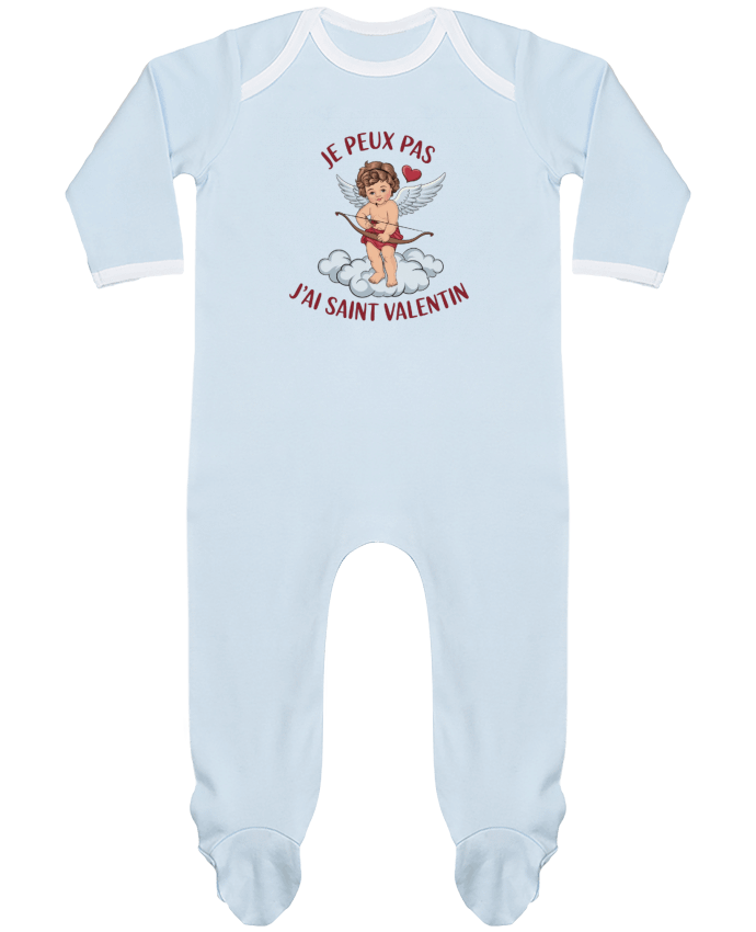 Body Pyjama Bébé je peux pas j'ai saint Valentin par bwilfy
