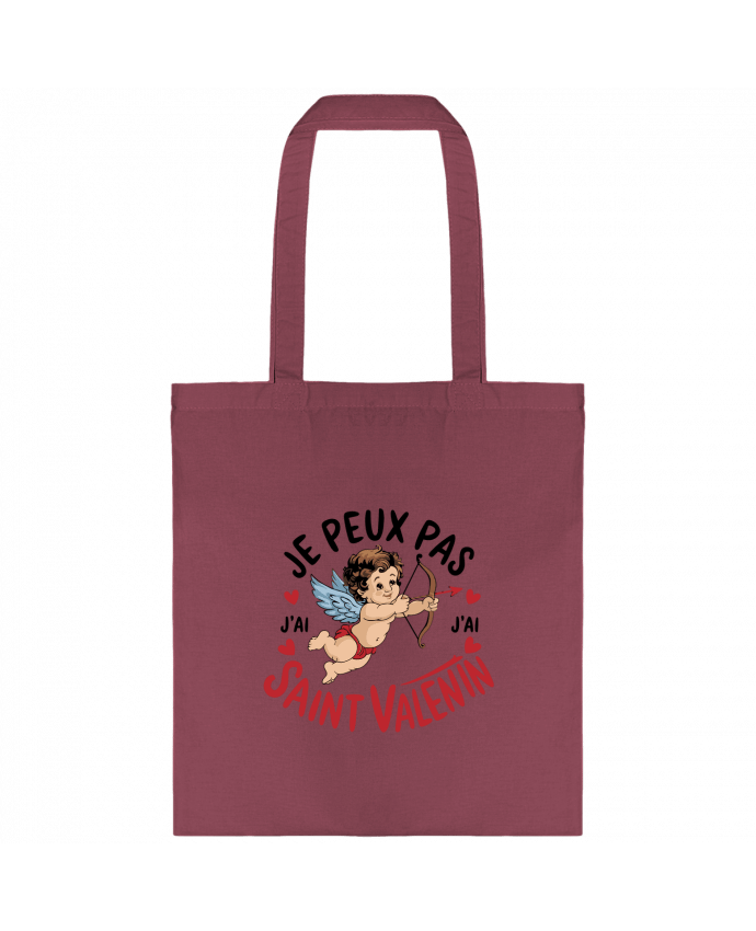Tote-bag je peux pas j'ai saint Valentin par bwilfy