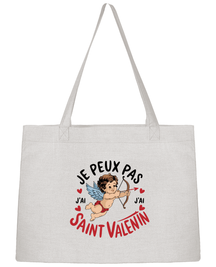 Sac Shopping je peux pas j'ai saint Valentin par bwilfy
